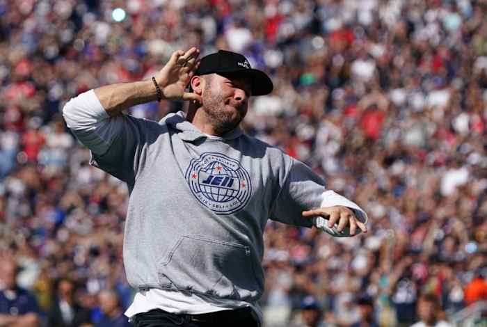 Julian Edelman, wide receiver, honored, Gillette Stadium, New England Patriots